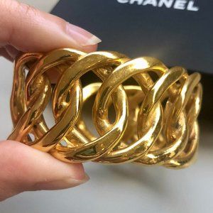 Chanel Interlocking Logo Cuff